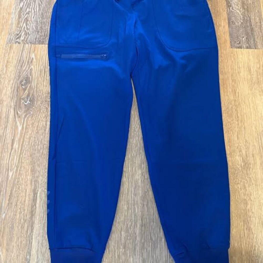 Healing Hands Galaxy Blue Scrub Joggers - Small Petite